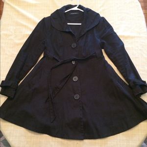 Mom2mom Maternity Black Peacoat